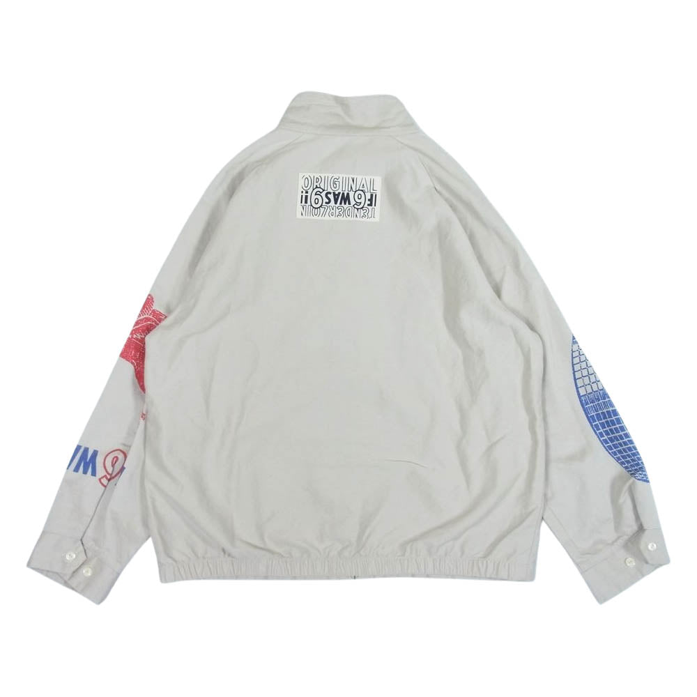 TENDERLOIN テンダーロイン T-SWING TOP PIQUE TIRE アームプリント スウィングトップ ジャケット ベージュ系 S【美品】【中古】