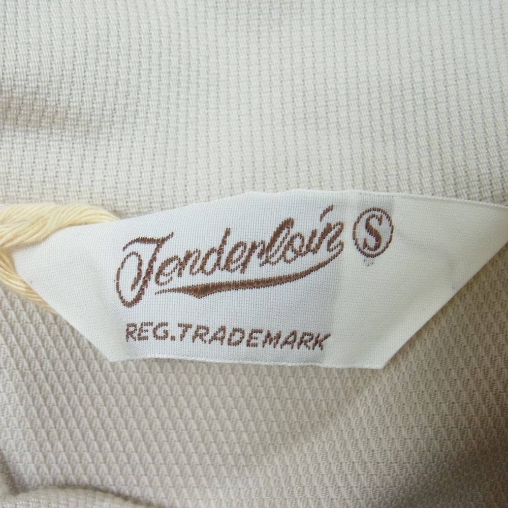 TENDERLOIN テンダーロイン T-SWING TOP PIQUE TIRE アームプリント スウィングトップ ジャケット ベージュ系 S【美品】【中古】