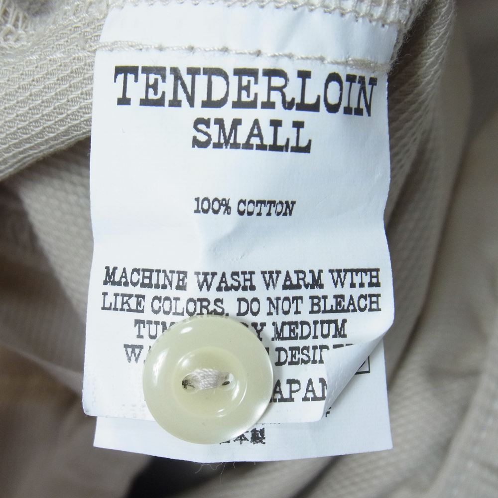 TENDERLOIN テンダーロイン T-SWING TOP PIQUE TIRE アームプリント スウィングトップ ジャケット ベージュ系 S【美品】【中古】