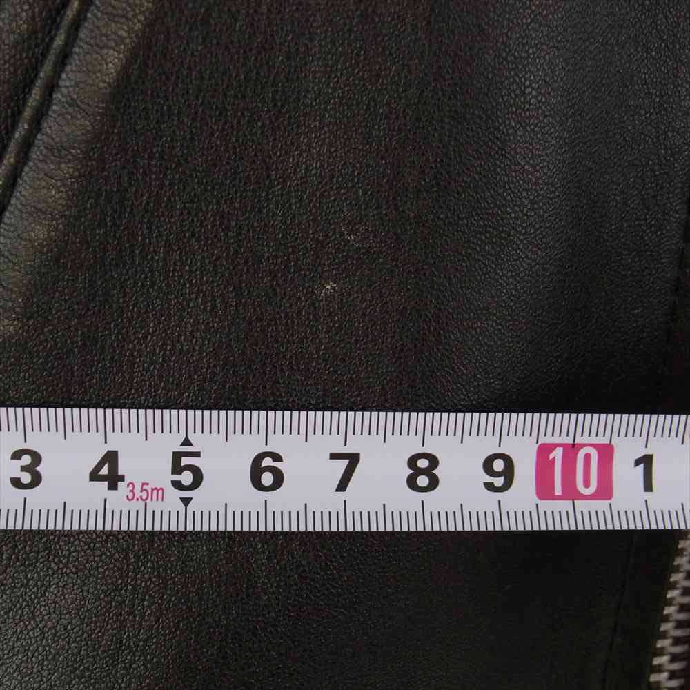 ADDICT CLOTHES アディクトクローズ シープ レザー ジャケット ブラック系 36【中古】