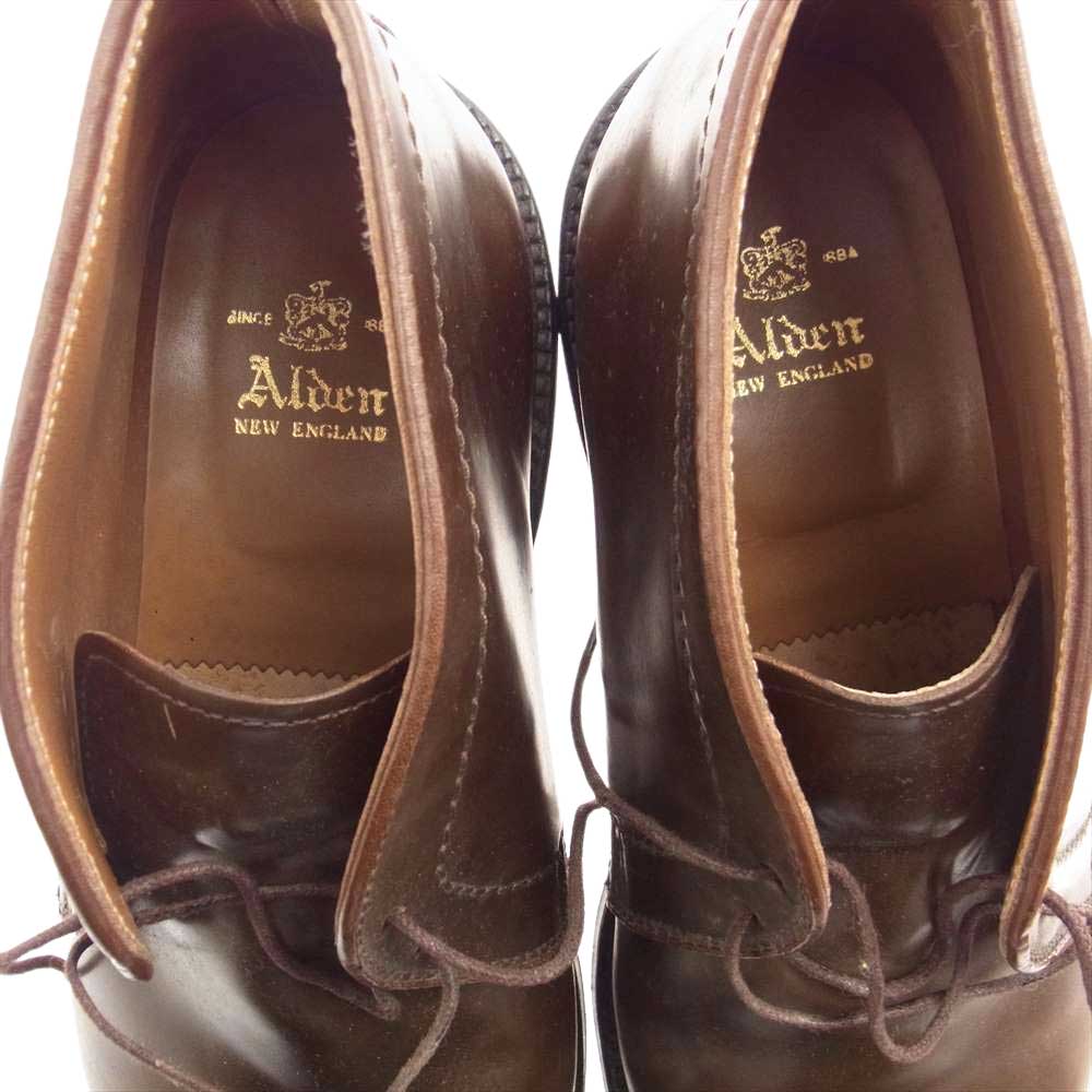 ALDEN オールデン 1375 ラベロ コードバン レースアップ チャッカブーツ ブラウン系【中古】