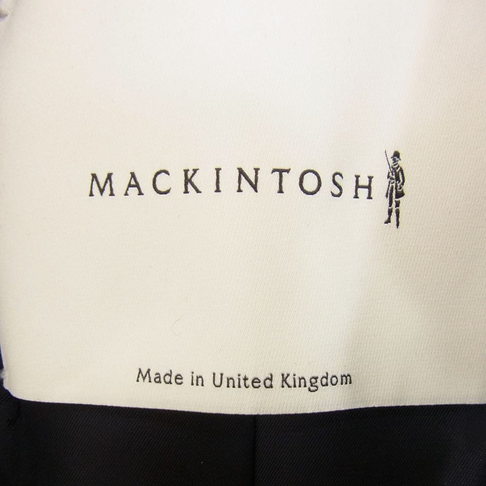 Mackintosh マッキントッシュ 国内正規品 英国製 GTS DUNOON BT GM-1002F ダヌーン ウール ショート ステンカラーコート ネイビー系 34【美品】【中古】