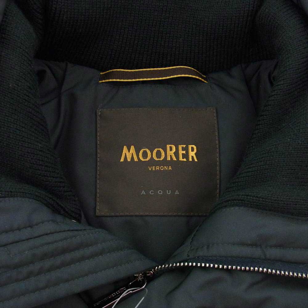 ムーレー 国内正規品 VERONA BARBIERI WK1 バルビエリ デタッチャブル ファーフード ダウンジャケット ブラック系 42【美品】【中古】