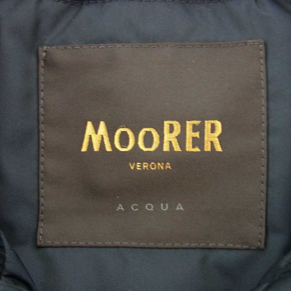 ムーレー 国内正規品 VERONA BARBIERI WK1 バルビエリ デタッチャブル ファーフード ダウンジャケット ブラック系 42【美品】【中古】