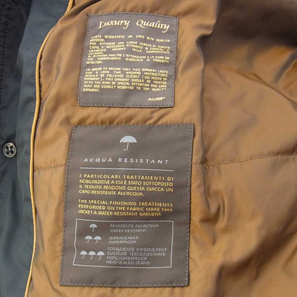 ムーレー 国内正規品 VERONA BARBIERI WK1 バルビエリ デタッチャブル ファーフード ダウンジャケット ブラック系 42【美品】【中古】