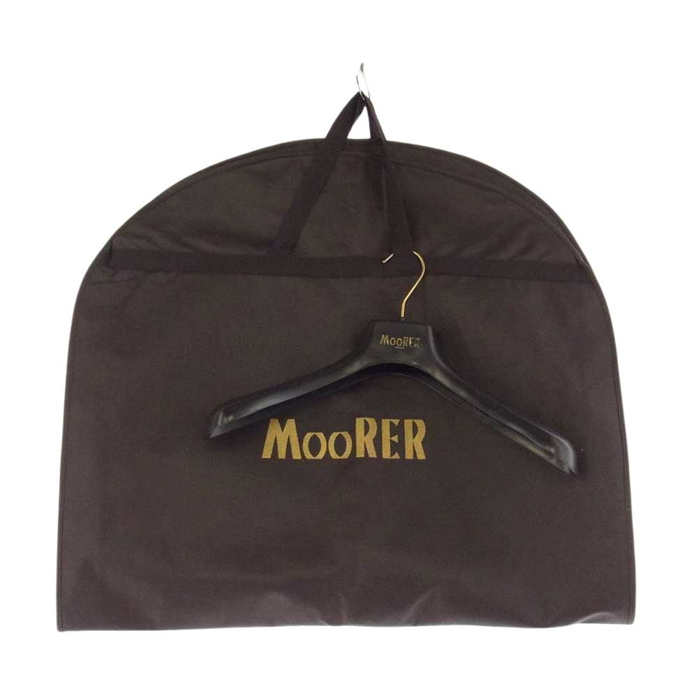 ムーレー 国内正規品 VERONA BARBIERI WK1 バルビエリ デタッチャブル ファーフード ダウンジャケット ブラック系 42【美品】【中古】