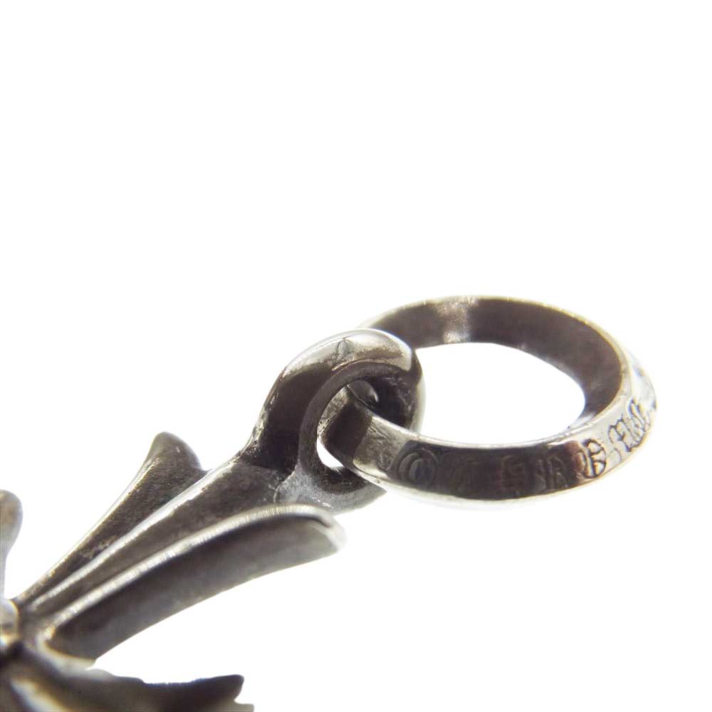 CHROME HEARTS クロムハーツ（原本無） TINY CH CROSS タイニー CHクロス ペンダントトップ シルバー系【中古】
