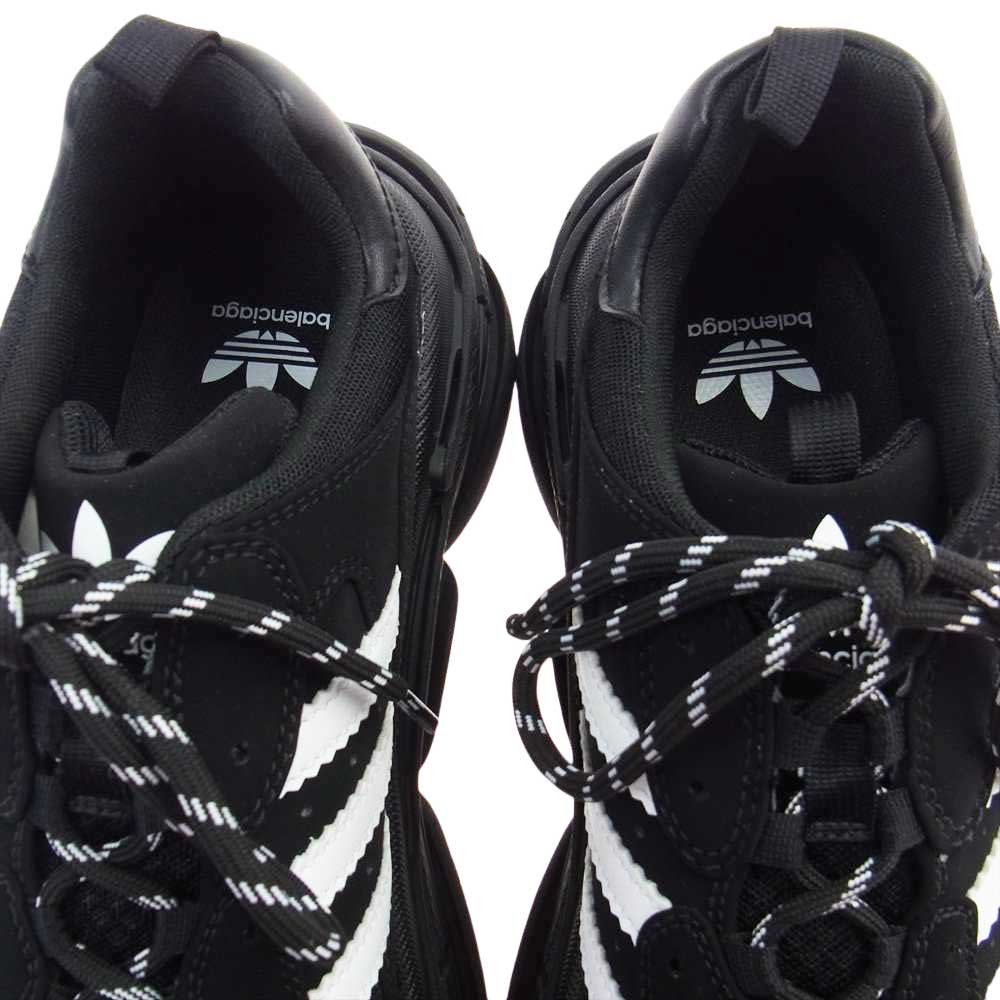 BALENCIAGA バレンシアガ adidas TRIPLE S アディダス トリプルエス スニーカー ブラック系 ホワイト系 サイズ44/29.0cm【新古品】【未使用】【中古】