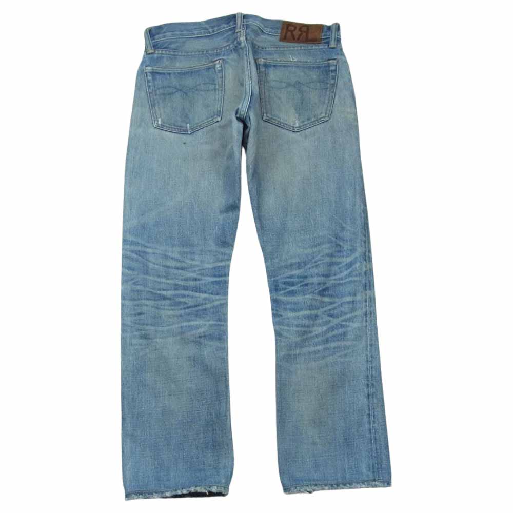 RRL ダブルアールエル USA製 Slim Fit Selvedge Denim スリムフィット デニム パンツ インディゴブルー系 28【中古】