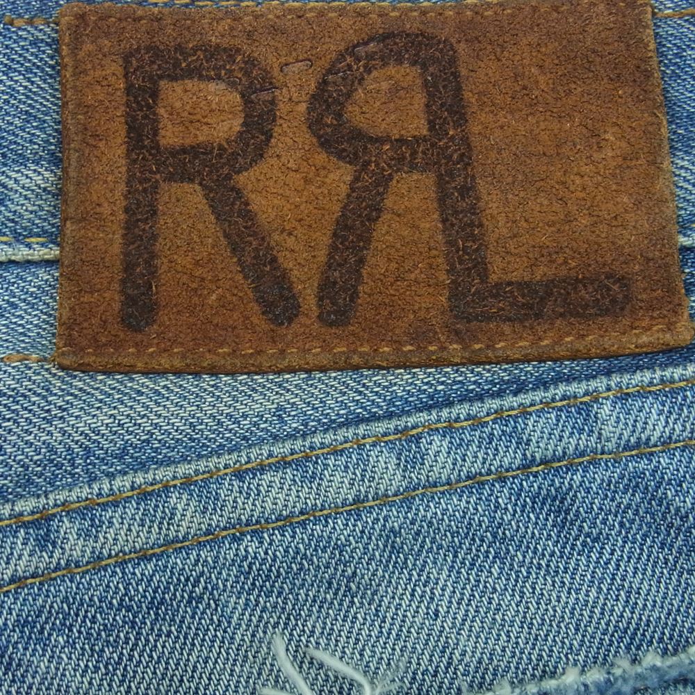 RRL ダブルアールエル USA製 Slim Fit Selvedge Denim スリムフィット デニム パンツ インディゴブルー系 28【中古】