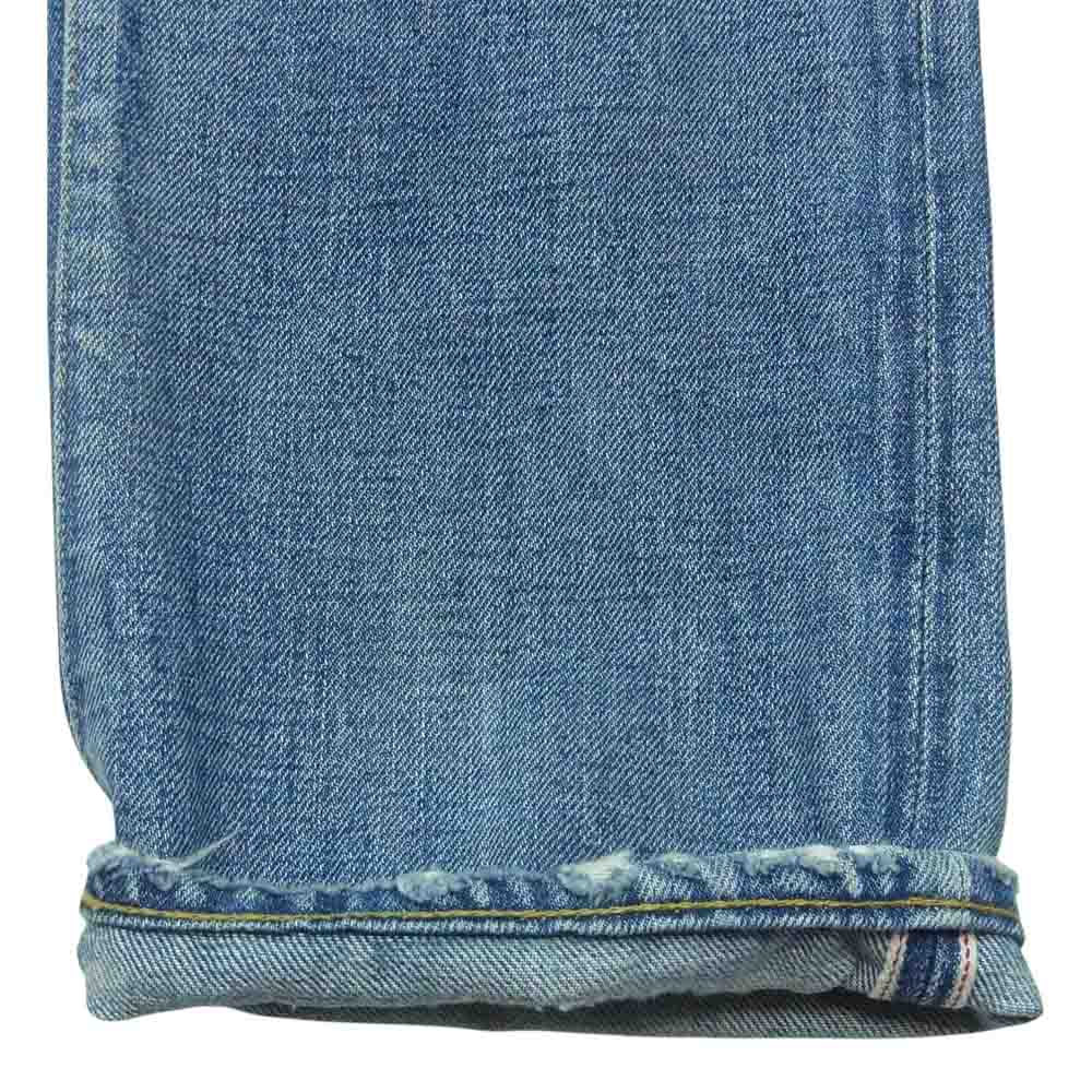 RRL ダブルアールエル USA製 Slim Fit Selvedge Denim スリムフィット デニム パンツ インディゴブルー系 28【中古】
