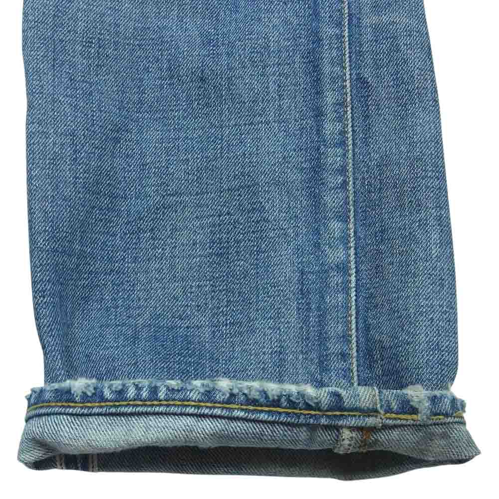 RRL ダブルアールエル USA製 Slim Fit Selvedge Denim スリムフィット デニム パンツ インディゴブルー系 28【中古】
