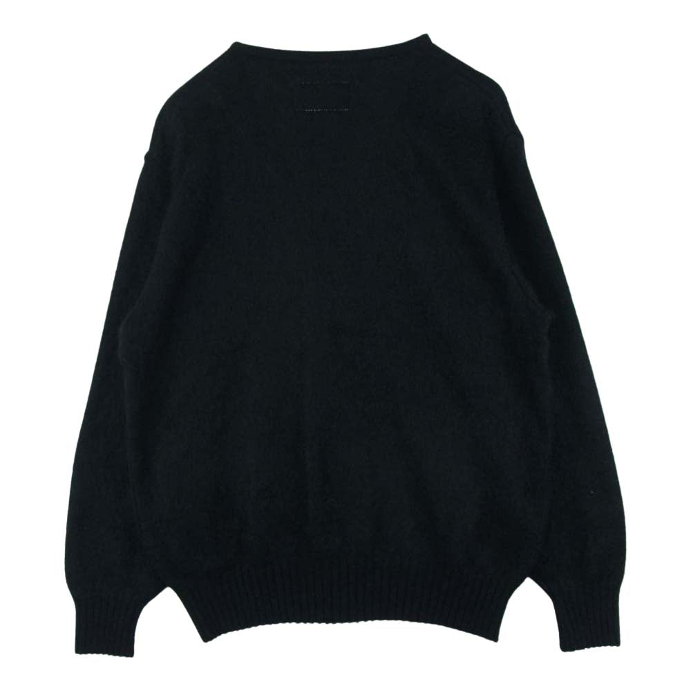 WACKO MARIA ワコマリア 2FW-WMK-KN06 MOHAIR CARDIGAN モヘア カーディガン 日本製 ブラック系 S【新古品】【未使用】【中古】