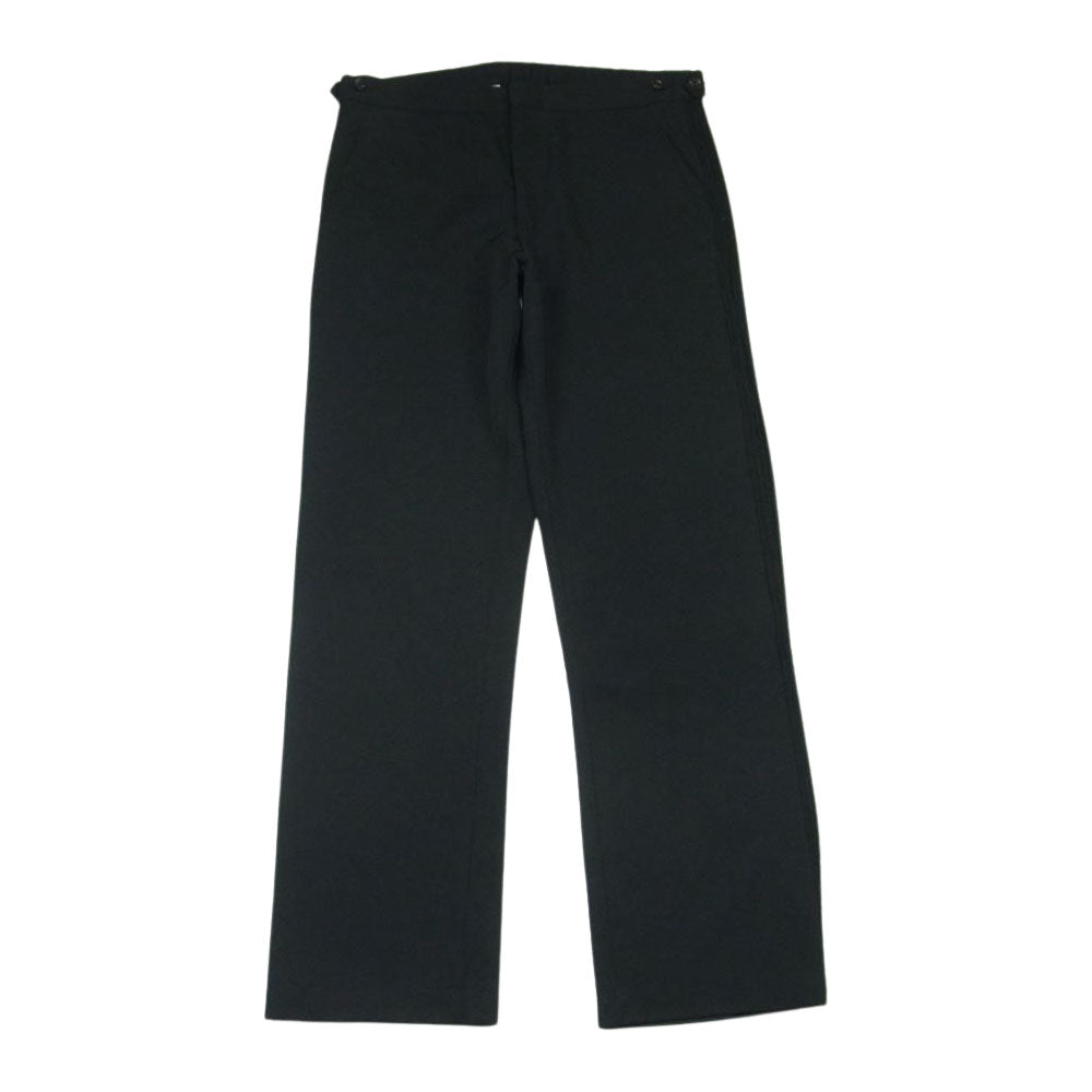 COMME des GARCONS HOMME PLUS コムデギャルソンオムプリュス 02SS PE-P072 トラッドの破壊期 インサイドアウト ウールギャバジン スラックス パンツ ブラック系【中古】