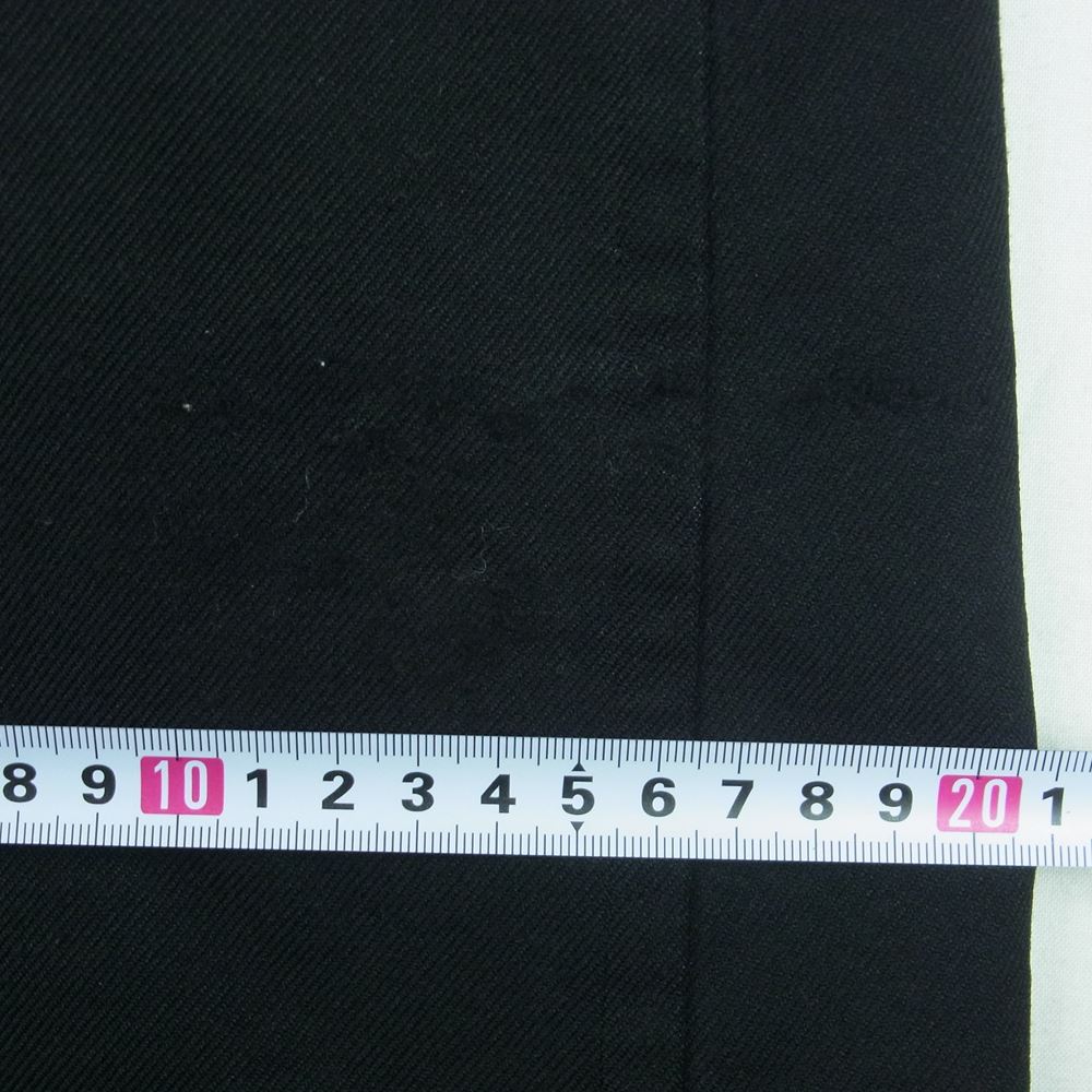 COMME des GARCONS HOMME PLUS コムデギャルソンオムプリュス PP-C006 AD2005 ポリ縮絨 ダブルブレスト ショート Pコート ブラック系 S【中古】