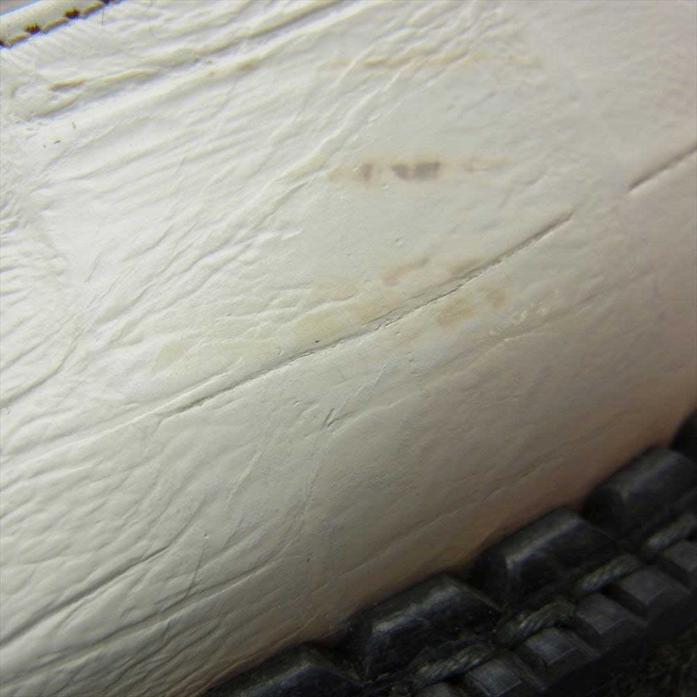 COMME des GARCONS HOMME PLUS コムデギャルソンオムプリュス クロコ型押し モンクストラップ レザー ラバーソール シューズ オフホワイト系 26㎝【中古】