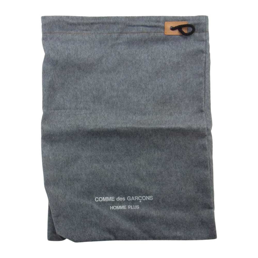 COMME des GARCONS HOMME PLUS コムデギャルソンオムプリュス クロコ型押し モンクストラップ レザー ラバーソール シューズ オフホワイト系 26㎝【中古】