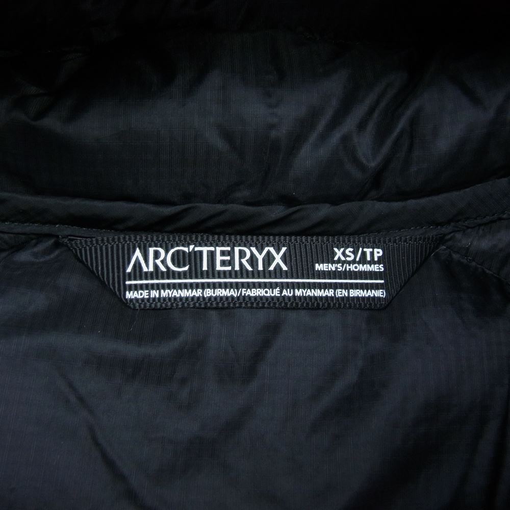 ARC'TERYX アークテリクス Cerium LT Hoody セリウムLT フーディ ダウン ジャケット ブラック系 XS【美品】【中古】