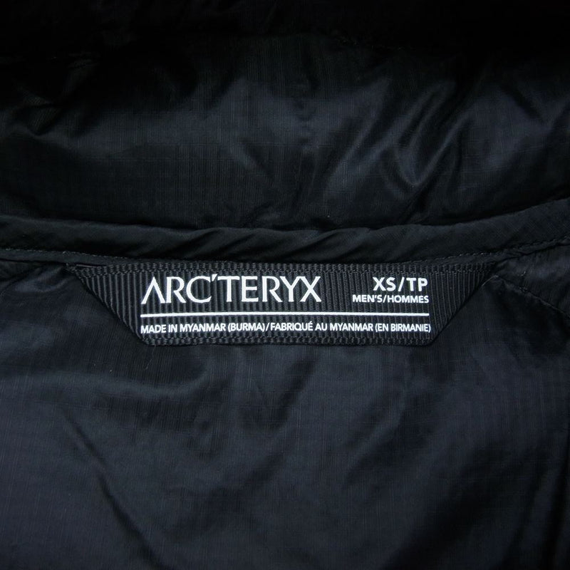 ARC'TERYX アークテリクス Cerium LT Hoody セリウムLT フーディ ダウン ジャケット ブラック系 XS【美品】【中古】