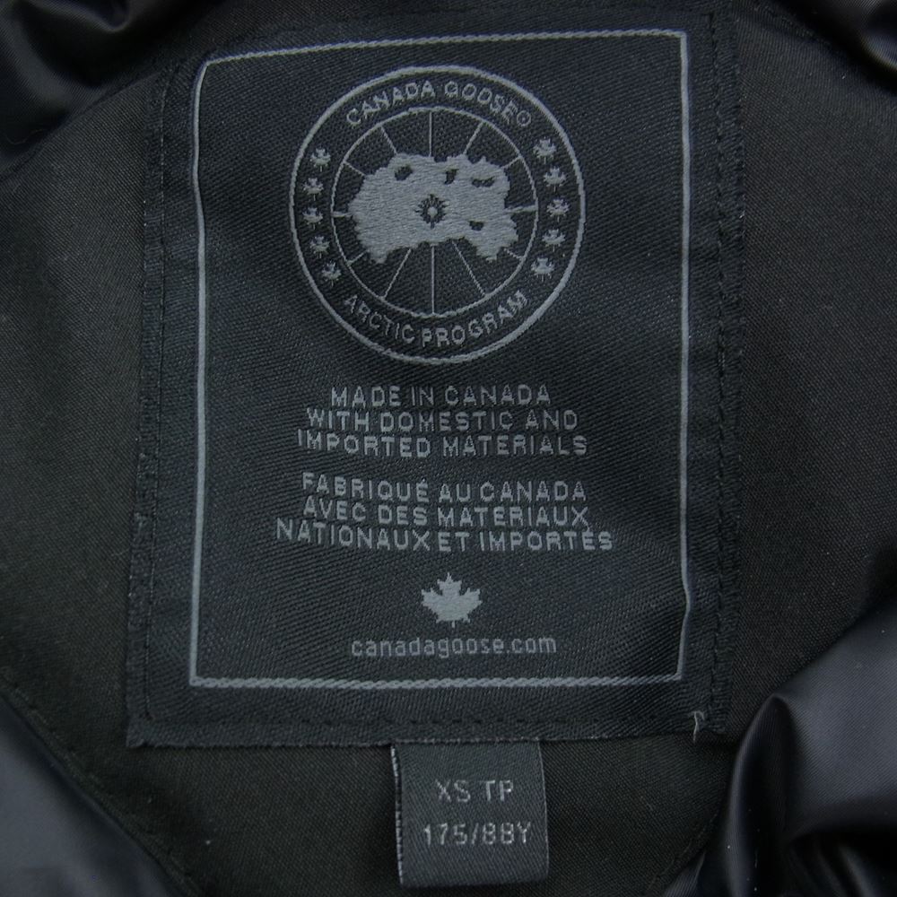 CANADA GOOSE カナダグース 3426MB 国内正規品 サザビーリーグ 3426MB Chateau Parka-Black Label  ブラック系 XS【中古】