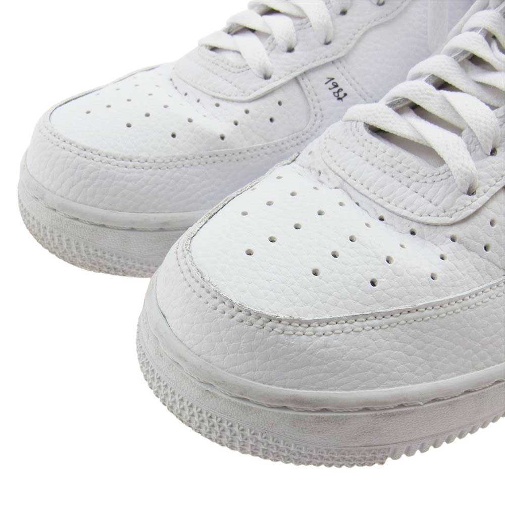 NIKE ナイキ CW7581-101 AIR FORCE 1 LOW LV8 UTILITY BLACK SKETCH エアフォース ロー ユーティリティ ブラックスケッチ スニーカー ホワイト系 26cm【中古】