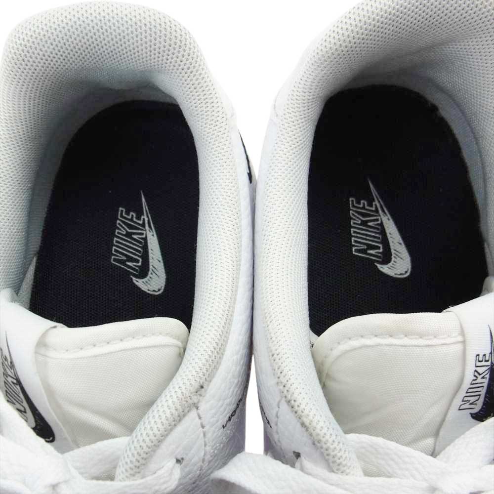 NIKE ナイキ CW7581-101 AIR FORCE 1 LOW LV8 UTILITY BLACK SKETCH エアフォース ロー ユーティリティ ブラックスケッチ スニーカー ホワイト系 26cm【中古】
