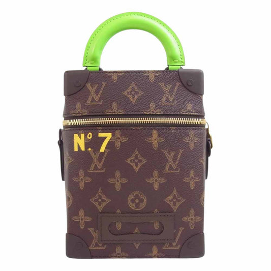 LOUIS VUITTON ルイ・ヴィトン 22SS M59664 ヴェルティカル ボックス トランク 2way ショルダー ハンド バッグ ブラウン系【美品】【中古】