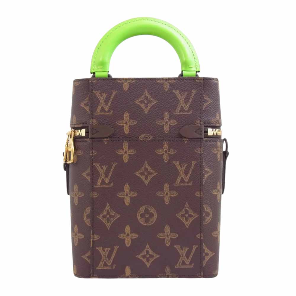 LOUIS VUITTON ルイ・ヴィトン 22SS M59664 ヴェルティカル ボックス トランク 2way ショルダー ハンド バッグ ブラウン系【美品】【中古】