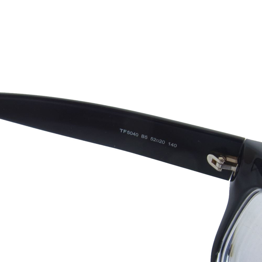 TOM FORD トムフォード TF5040 B5 度入り ウェリントンフレーム 眼鏡 アイウェア ブラック系 52□20 140【中古】