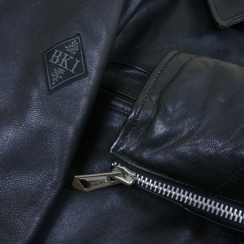 NEIGHBORHOOD ネイバーフッド 11AW 112TNNH-JKM04 B.I.BLACK HILL GL-JKT ブラックヒル レザー ジャケット ブラック系 L【中古】