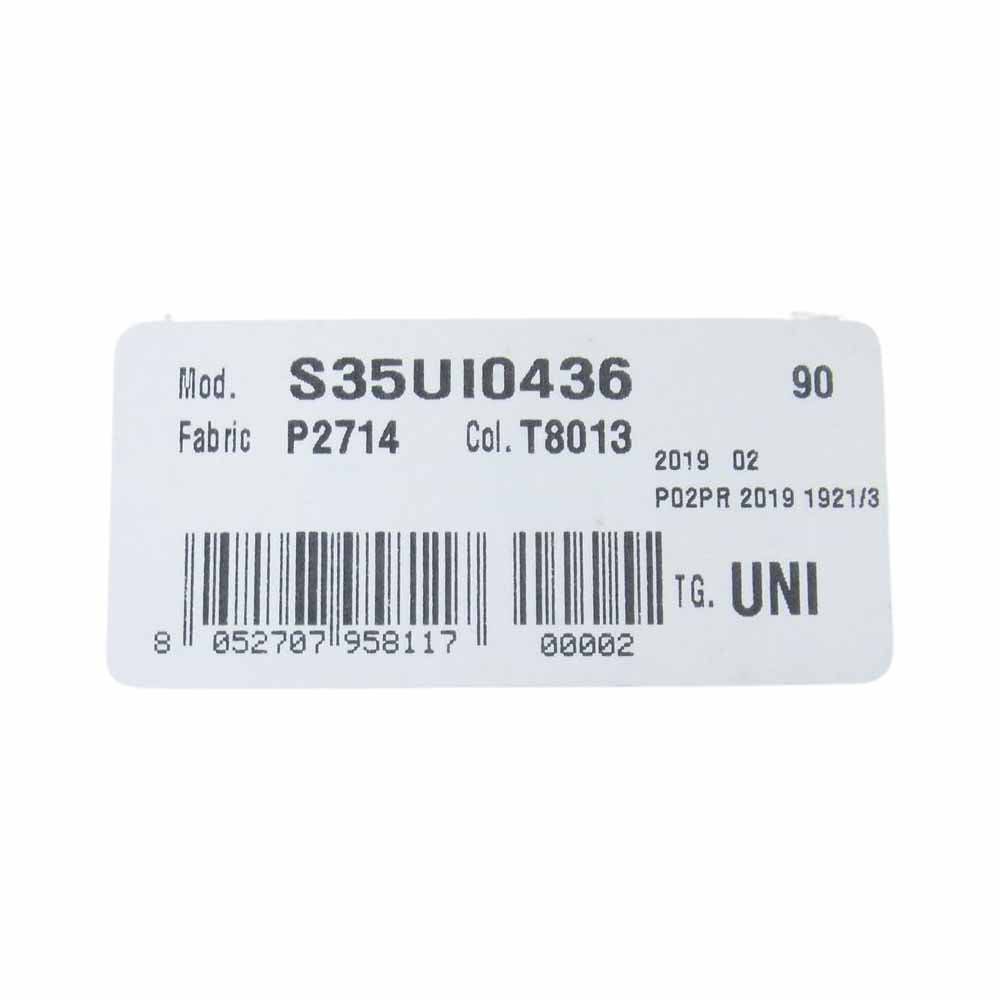 MAISON MARGIELA メゾンマルジェラ S35UI0436 グレインレザー 二つ折り 財布 ブラック系【美品】【中古】
