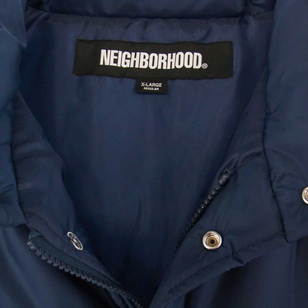 NEIGHBORHOOD ネイバーフッド 22AW 222TSNH-JKM07 TRACKER JK . NY トラッカー ジャケット 中綿ジャケット ネイビー系 XL【美品】【中古】