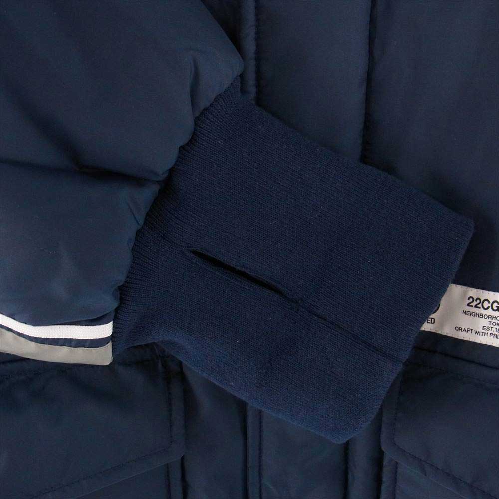 NEIGHBORHOOD ネイバーフッド 22AW 222TSNH-JKM07 TRACKER JK . NY トラッカー ジャケット 中綿ジャケット ネイビー系 XL【美品】【中古】
