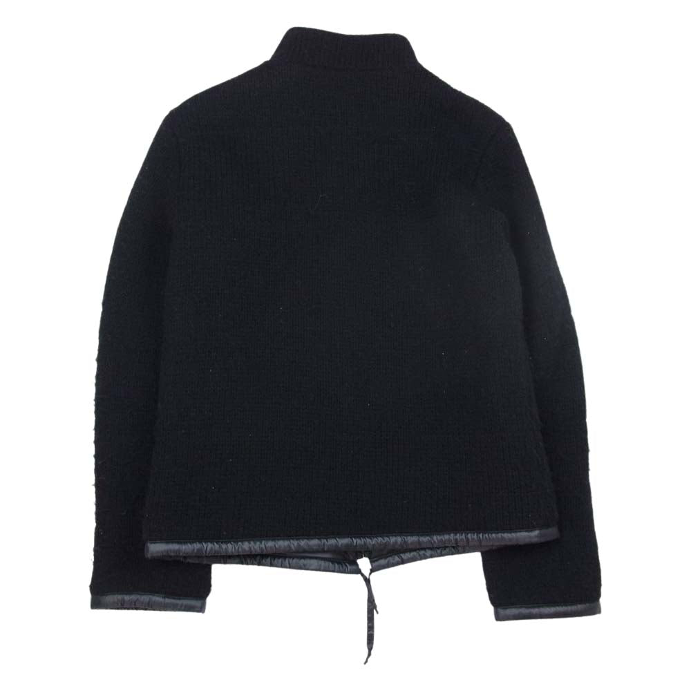 FENDI フェンディ ウール ナイロン リバーシブル ダウン ジャケット  ブラック系 40【中古】