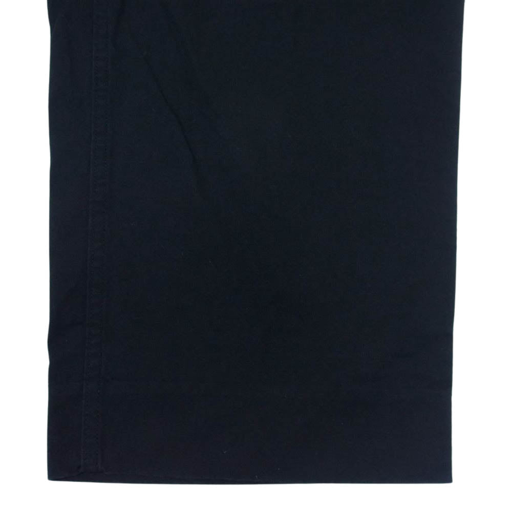イーティーエスマテリオ 21-030-300-2612-4-0 M52 CHINO PANTS ボタンフライ リネン混 ワイド テーパード チノ トラウザー パンツ ブラック系 3【中古】