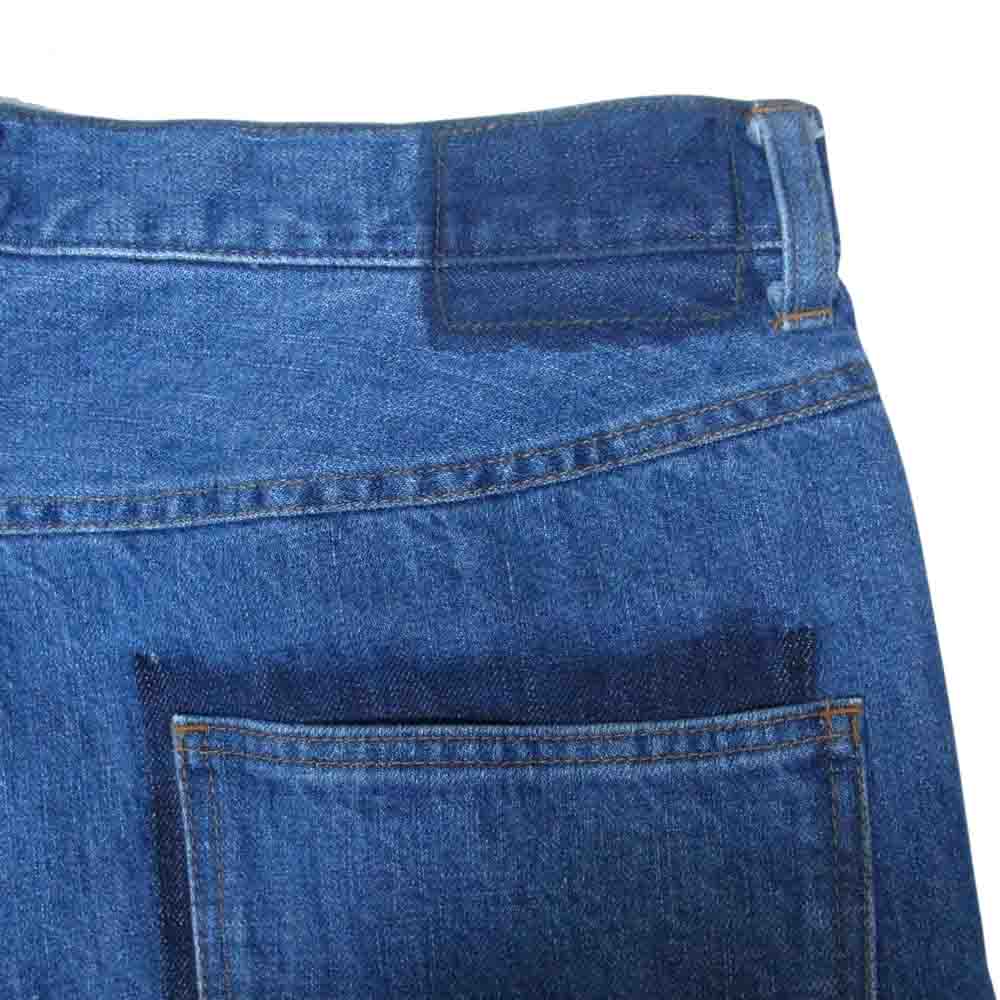シュタイン 22SS ST.360 RECONSTRUCTION DENIM JEANS リコンストラクション デニムパンツ ジーンズ インディゴブルー系 M【美品】【中古】