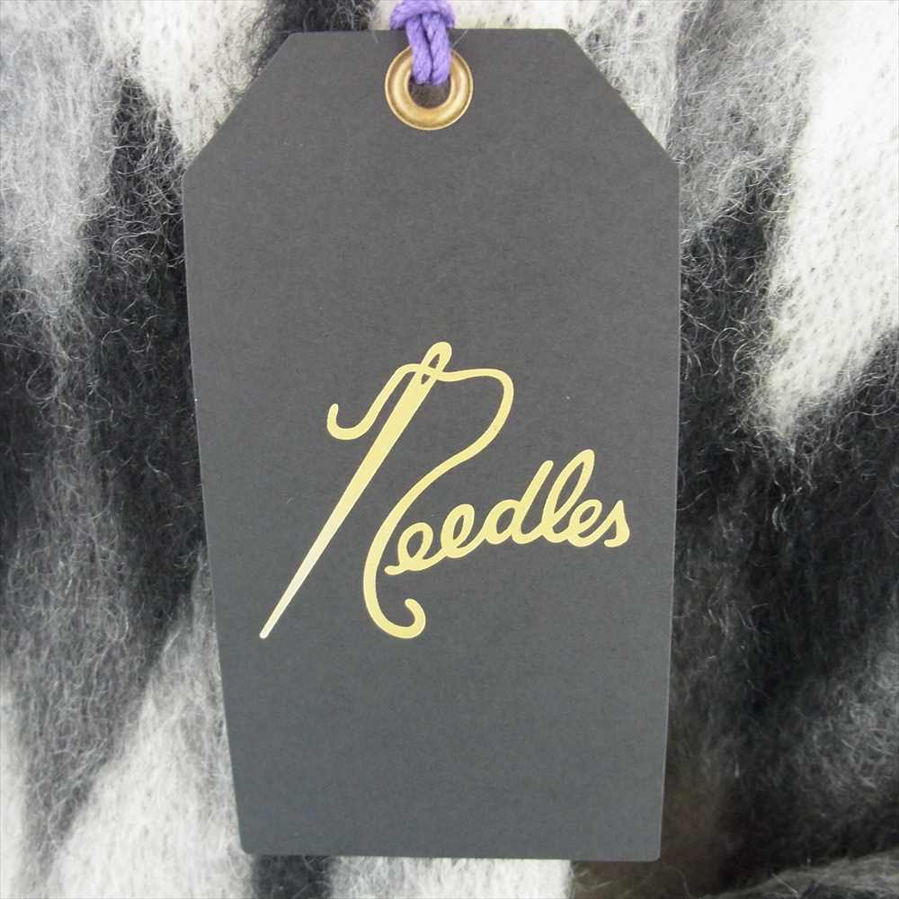 Needles ニードルス 20AW HM377 MOHAIR CARDIGAN アーガイル モヘア カーディガン ニット セーター ブラック系 グレー系 L【美品】【中古】
