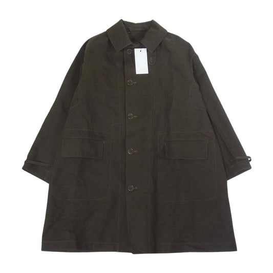 アプレッセ 22AW 22AAP-01-01H Motor Cycle Half Coat モーターサイクル コート OLIVE 3【極上美品】【中古】