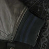 Sacai サカイ 20AW 20-02328M Dr Woo ドクターウー Bandana print Blouson 袖レザー切替 バンダナ タトゥー プリント ウール ブルゾン スタジャン ブラック系 2【中古】