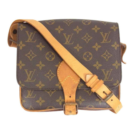 LOUIS VUITTON ルイ・ヴィトン M51253 モノグラム カルトシエール 22 ショルダー バック ブラウン系【中古】
