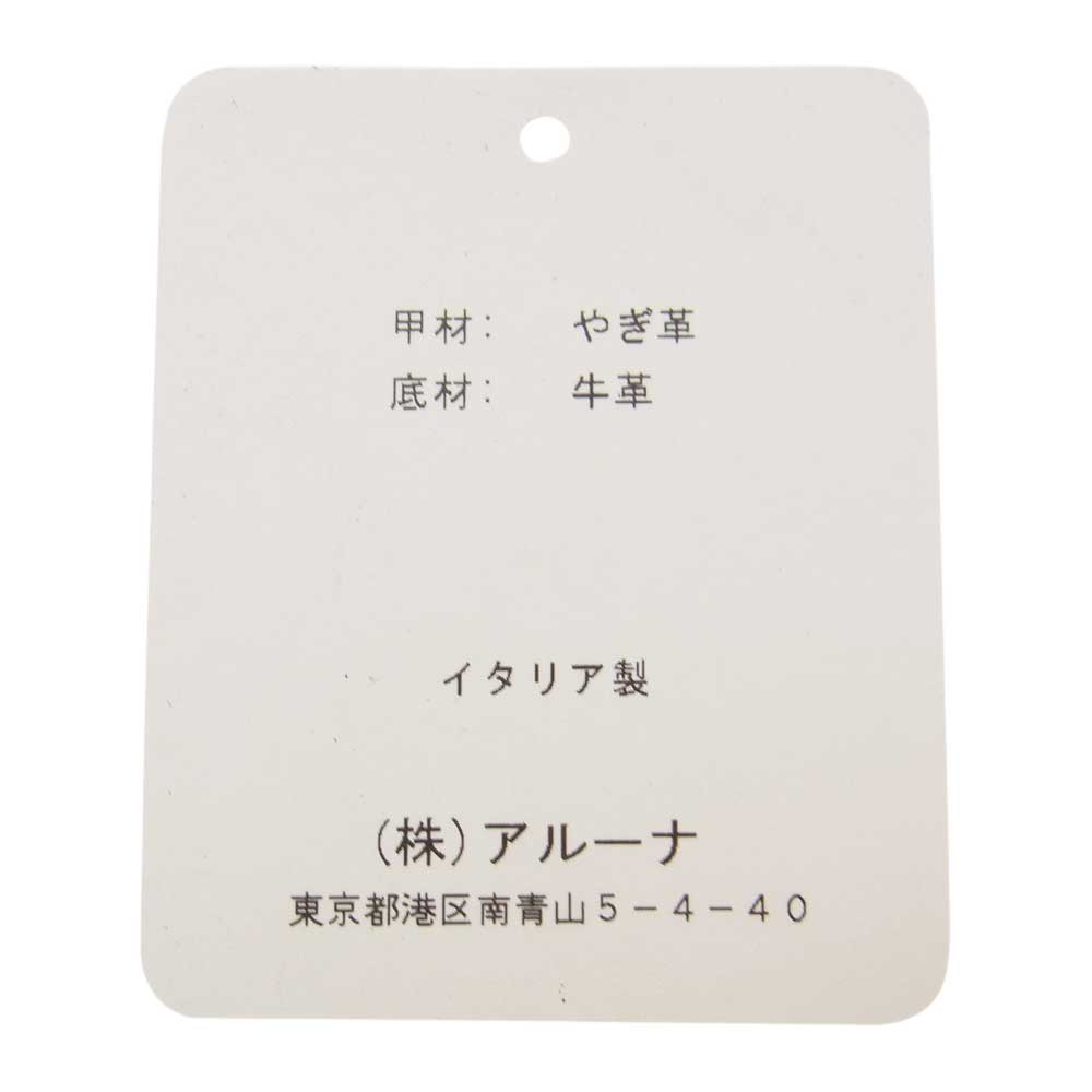 イルサンダロオフカプリ ラインストーン レザー サンダル  ネイビー系 24.0cm【中古】