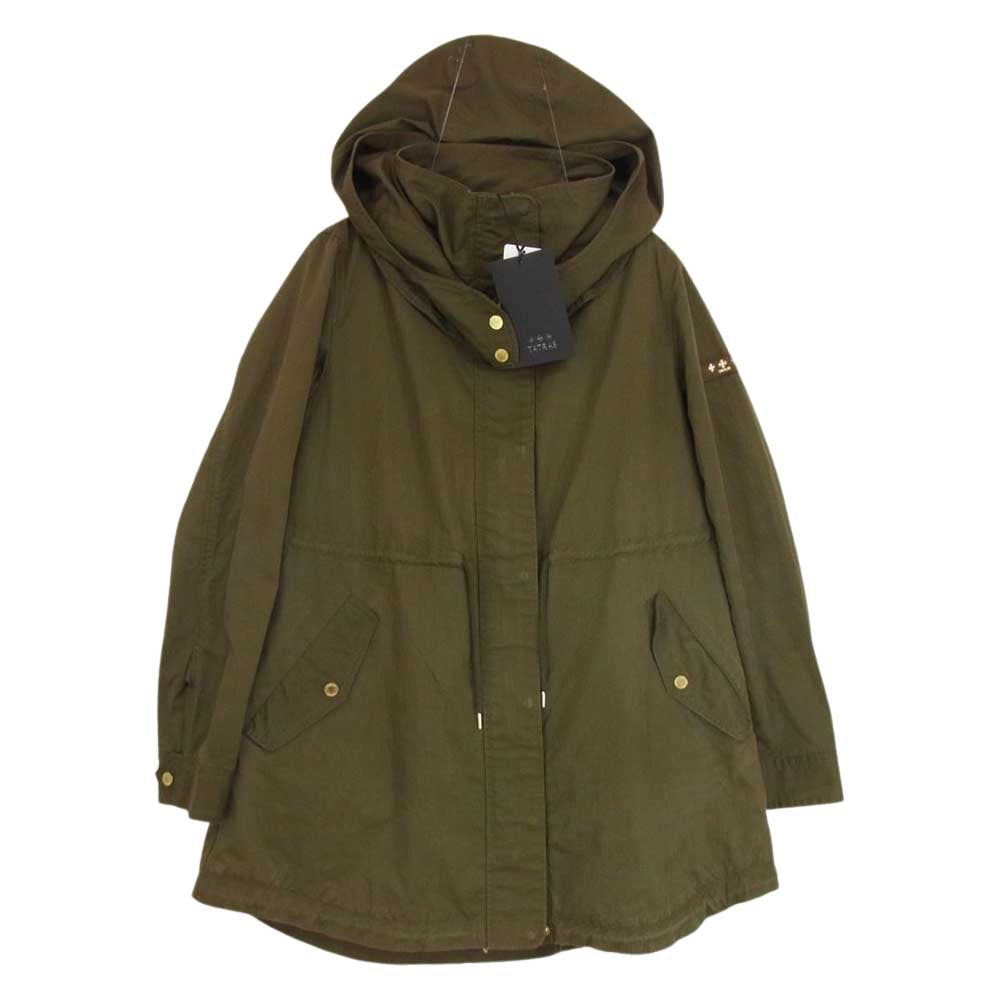 TATRAS タトラス LTA18S4670 Begonia ベゴニア インナーダウン付 モッズコート スプリング コート  カーキ系 02【中古】