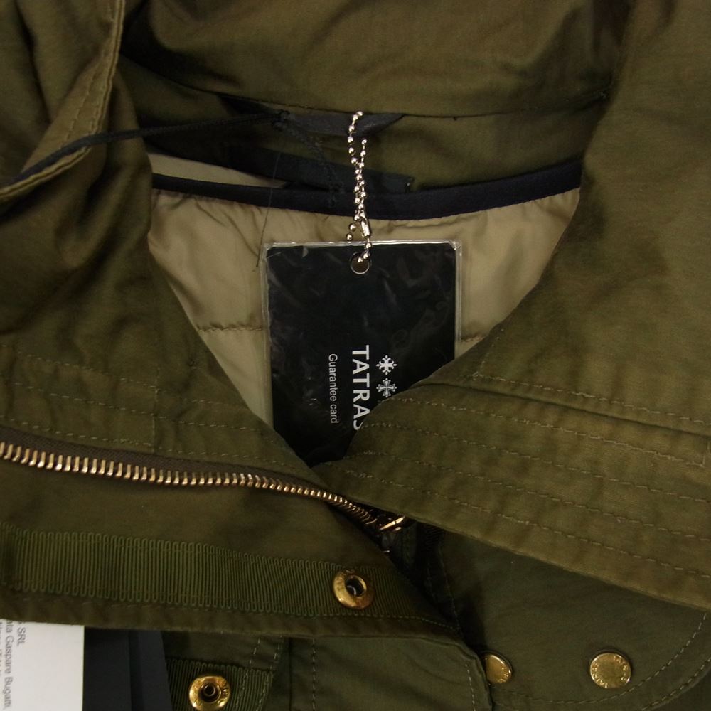 TATRAS タトラス LTA18S4670 Begonia ベゴニア インナーダウン付 モッズコート スプリング コート  カーキ系 02【中古】