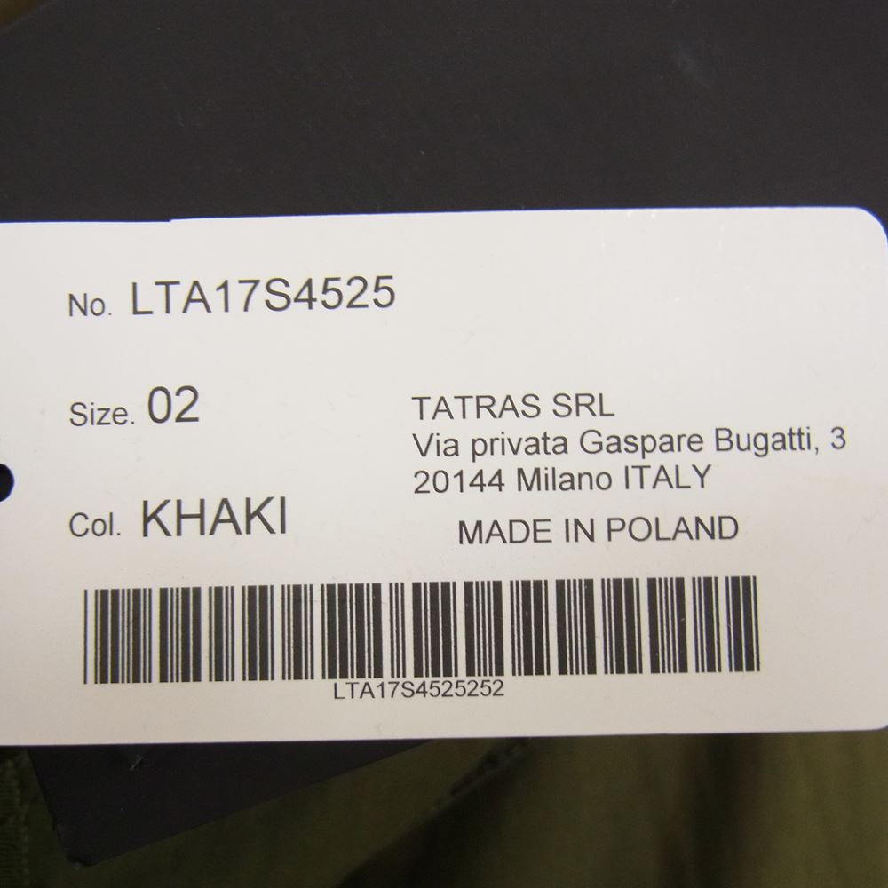TATRAS タトラス LTA18S4670 Begonia ベゴニア インナーダウン付 モッズコート スプリング コート  カーキ系 02【中古】