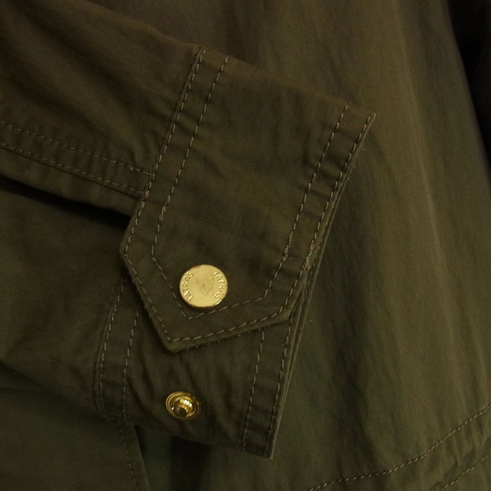 TATRAS タトラス LTA18S4670 Begonia ベゴニア インナーダウン付 モッズコート スプリング コート  カーキ系 02【中古】