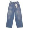MAISON MARGIELA メゾンマルジェラ 20SS S52LA0119 MM6 エムエムシックス ハイライズ ボタンフライ ワイドストレート デニム パンツ インディゴブルー系 38【美品】【中古】