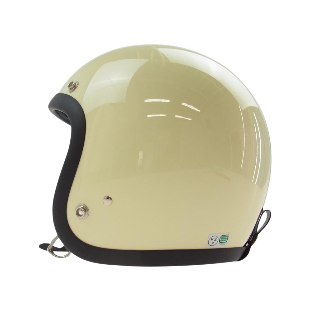 TOY'S McCOY トイズマッコイ L/1960-S BABY BUCO CENTER STRIPE ベビーブコ ヘルメット ブラック系 オフホワイト系 S/M（57.0cm～58.0cm）【中古】