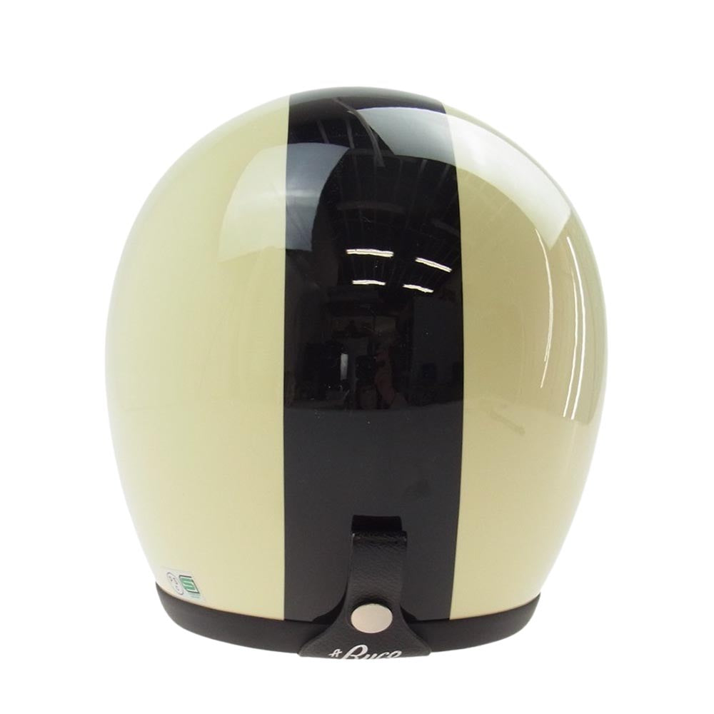 TOY'S McCOY トイズマッコイ L/1960-S BABY BUCO CENTER STRIPE ベビーブコ ヘルメット ブラック系 オフホワイト系 S/M（57.0cm～58.0cm）【中古】