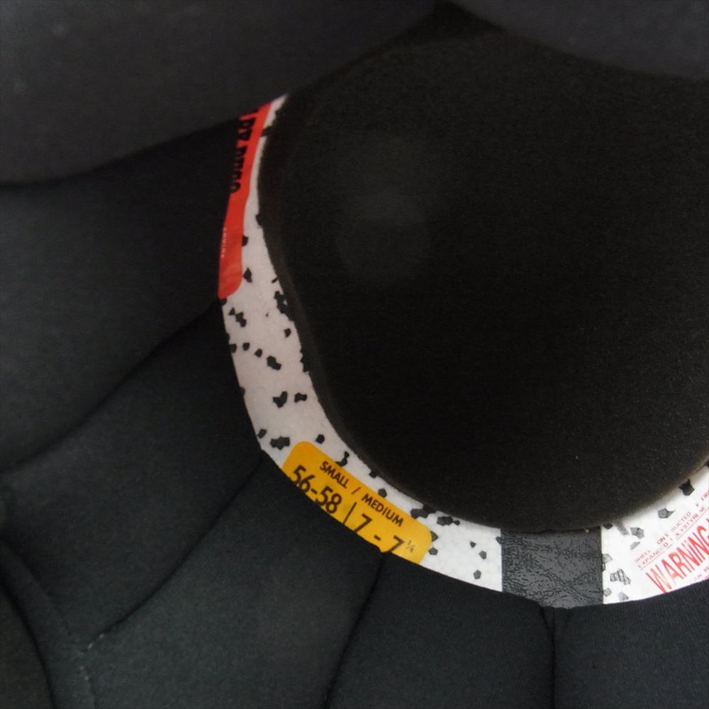 TOY'S McCOY トイズマッコイ L/1960-S BABY BUCO CENTER STRIPE ベビーブコ ヘルメット ブラック系 オフホワイト系 S/M（57.0cm～58.0cm）【中古】