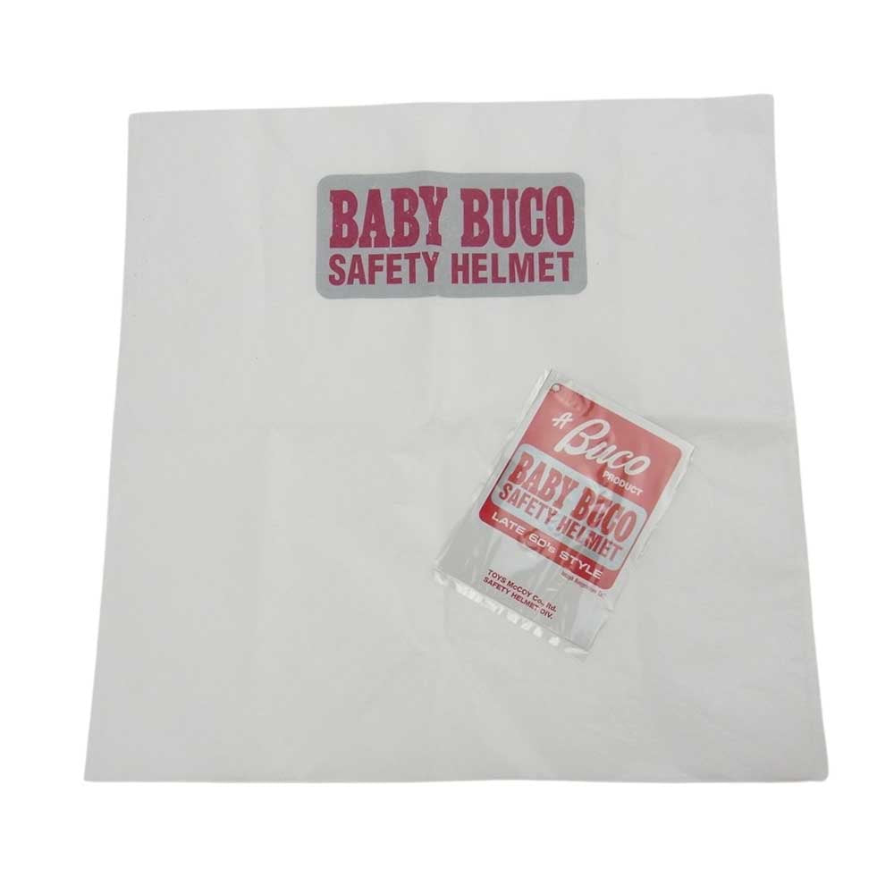 TOY'S McCOY トイズマッコイ L/1960-S BABY BUCO CENTER STRIPE ベビーブコ ヘルメット ブラック系 オフホワイト系 S/M（57.0cm～58.0cm）【中古】